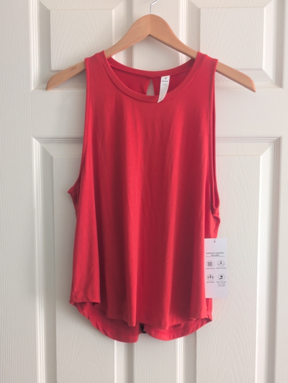 Glyder Orange Sleeveless Tank Top NWT Size M